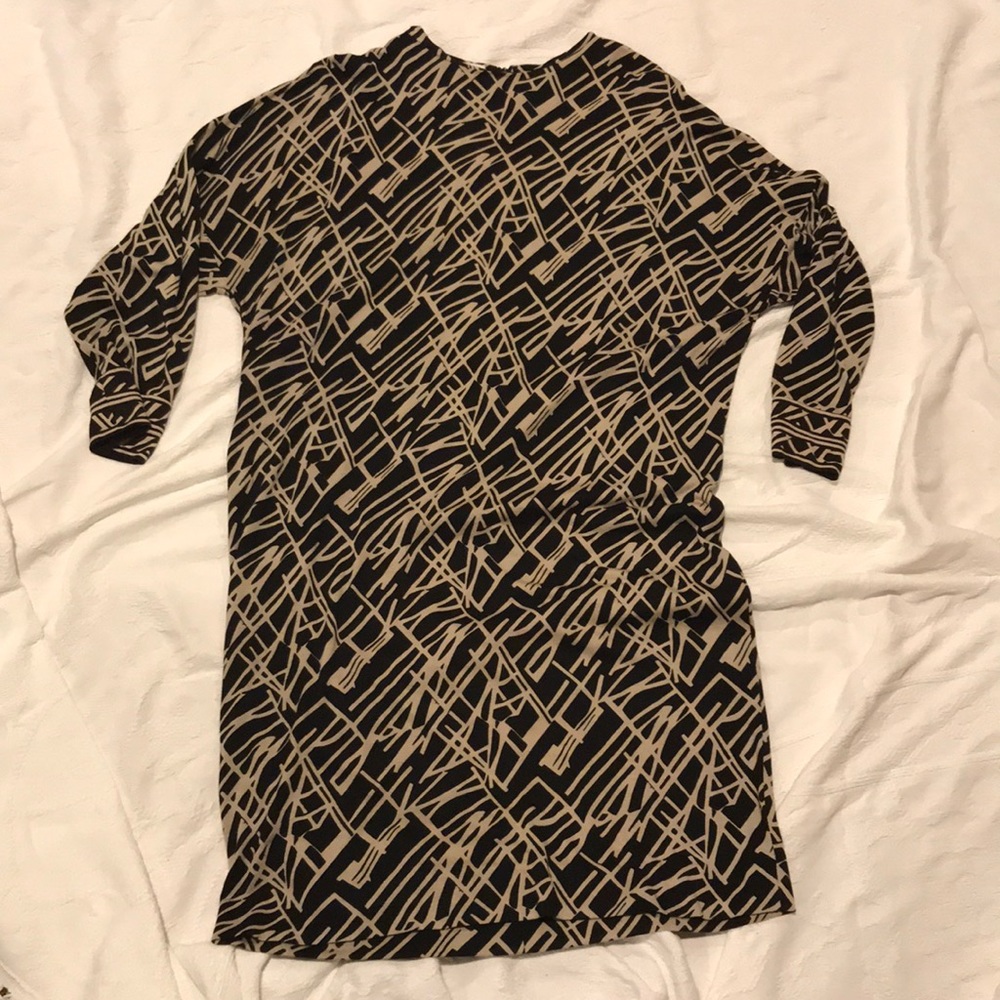 Vintage Robert Janan Eva 14 Black Tan Dress